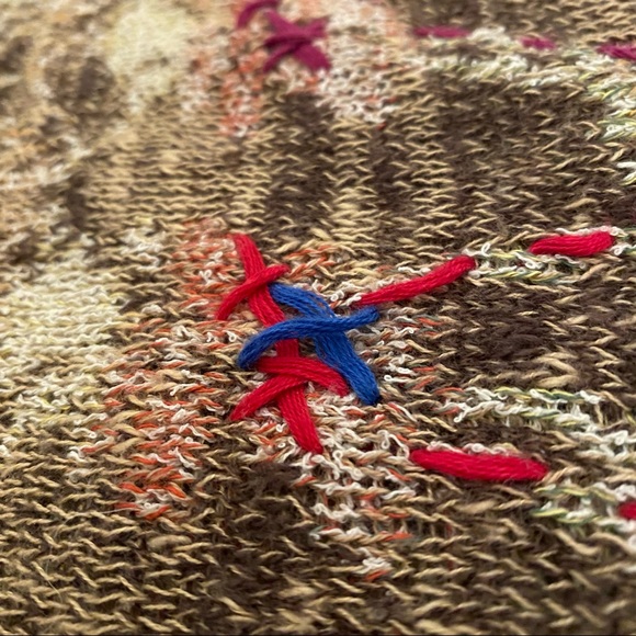 Free People Flowy Mixprint Sweater - Picture 7 of 10